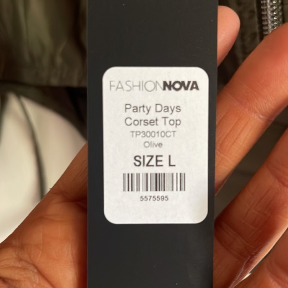 NWT Fashion Nova Party Days Corset Top - Size Large - Picture 4 of 4